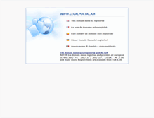 Tablet Screenshot of legalportal.am